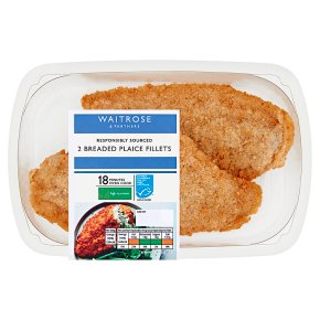 Waitrose Breaded Plaice