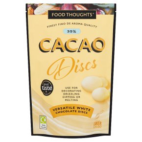 Food Thoughts White 35% Cacao Discs
