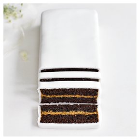 Chocolate Salted Caramel Wedding Cutting Bar