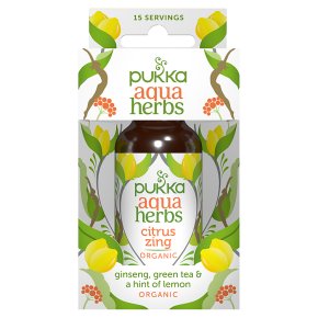 Pukka Organic Aqua Herbs Blend Citrus Zing