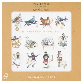 Waitrose Christmas 12 Days Charity Card