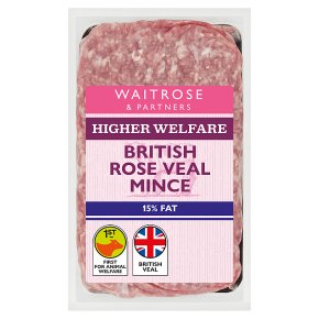 Waitrose British Rose Veal Mince