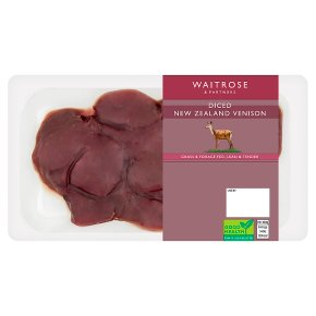 Waitrose Diced New Zealand Venison
