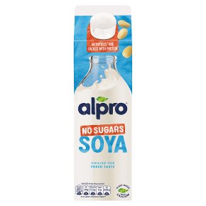 Alpro Soya Chilled No Sugar Dairy Free Milk Alternative