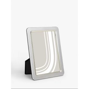 John Lewis Rounded Corner Photo Frame, Silver, 5 x 7"