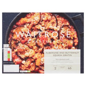 Waitrose Aubergine & Butternut Squash Gratin