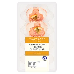 Waitrose 4 Dressed Orkney Crabs