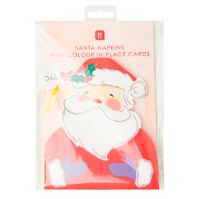 TT 16 Santa Napkins & Placecards