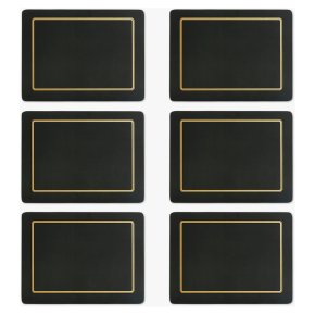 John Lewis Black and Gold Placemat