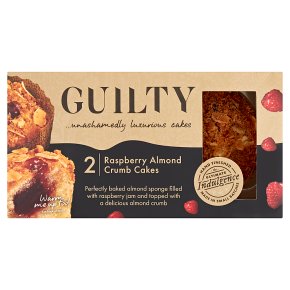 Guilty Bakery Raspberry Crumb Cake | Waitrose & Partners