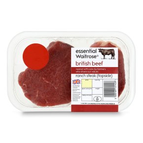 essential Waitrose ranch steak (topside)