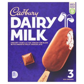 Cadbury Dairy Milk Luxury Ice Creams