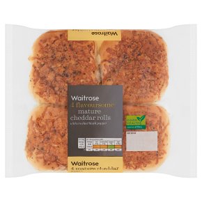 Waitrose Mature Cheddar Rolls