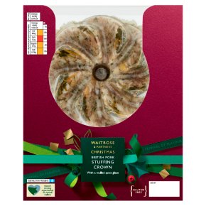 Waitrose Christmas Pork Stuffing Crown with Spiced Glaze