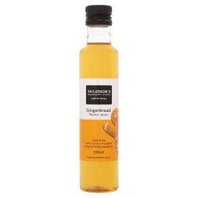 Taylerson's gingerbread flavoured syrup