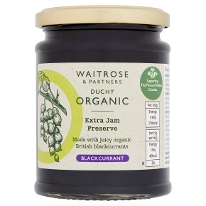 Duchy Organic Blackcurrant Preserve Extra Jam