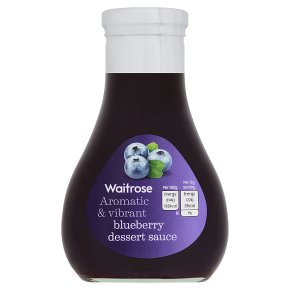 Waitrose Blueberry Dessert Sauce