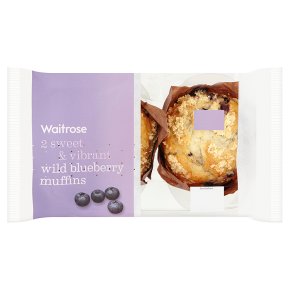 Waitrose Wild Blueberry Muffins