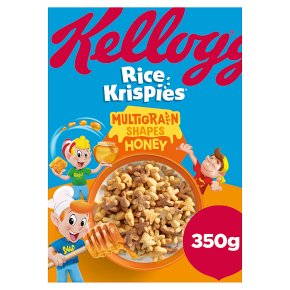 Kellogg's Rice Krispies Multigrain Shapes Honey Cereal