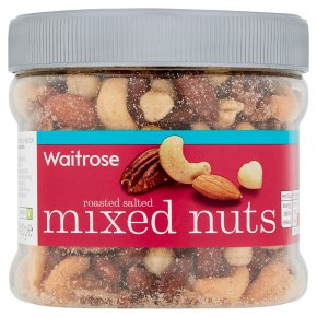 Waitrose roasted salted mixed nuts