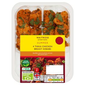 Waitrose Tikka Breast Chunk Kebab