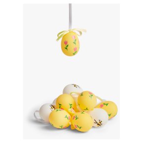 John Lewis 12 Mini Floral Hanging Eggs