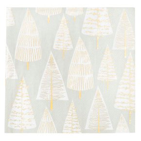 Talking Tables Metallic Trees Napkins 33cm