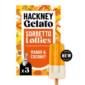 Hackney Gelato Mango & Coconut Sorbetto Lollies