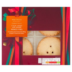 Waitrose Plum Honey & Ginger Mince Pies