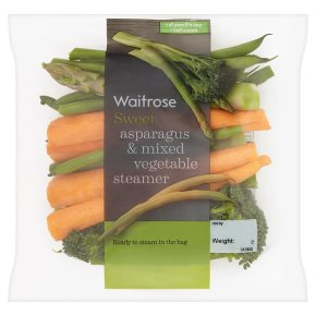 Waitrose Asparagus & Mixed Vegetable Steamer
