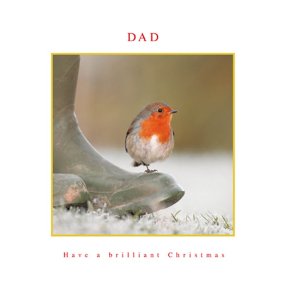 Christmas Dad The Visitor Card