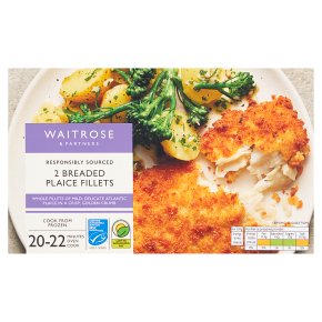 Waitrose 2 Frozen Breaded Plaice Fillets