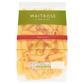 Waitrose Fresh Egg Bronze Die Rigatoni