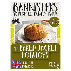 Bannisters Farm Frozen Ready Baked Potatoes