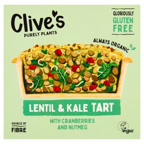 Clive's Lentil & Kale Tart