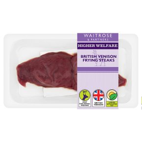 Waitrose British Venison Frying Steak