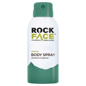 Rock Face active body spray