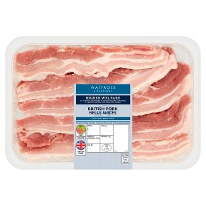 Waitrose British Pork Belly Slices