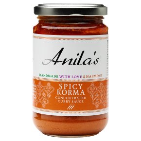 Anila's spicy korma curry sauce