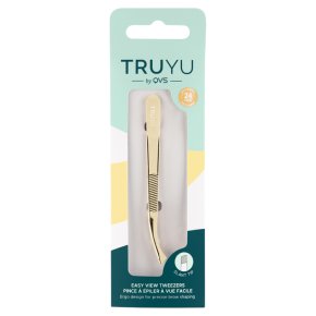 QVS Gold Edition Slant Tip Tweezers