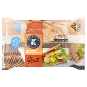 Deli Kitchen Wholemeal Folded Flatbread