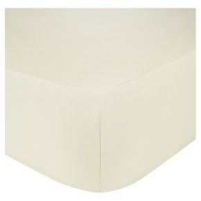 John Lewis Egyptian Cotton Fitted Sheet Parchment King
