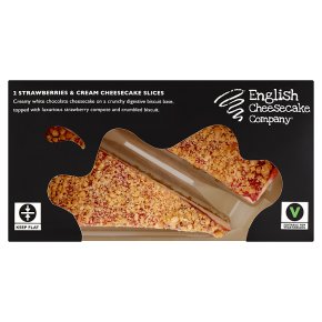 English Cheesecake Company 2 Strawberry Slices