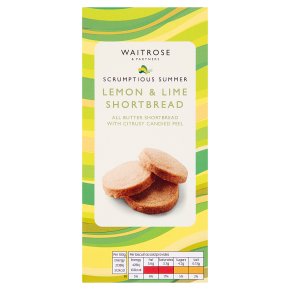 Waitrose Lemon & Lime Shortbread