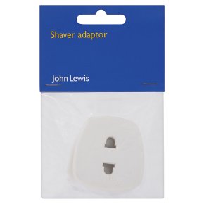John Lewis shaver adaptor
