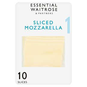 Waitrose Essential Sliced Mozzarella S1