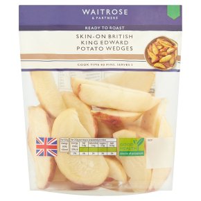 Waitrose Skin-On King Edward Potato Wedges