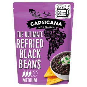 Capsicana Refried Black Beans