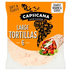 Capsicana 6 Large Tortillas