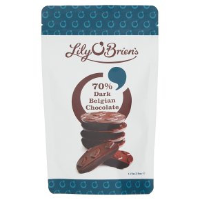 Lily O' Brien's 70% Dark Belgian Chocolate
